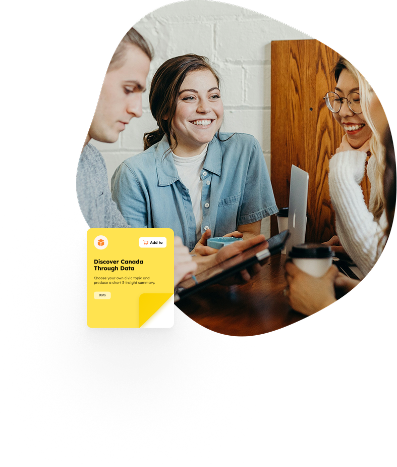 Volunteers collaborating